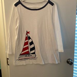 Worn once Talbots tunic top